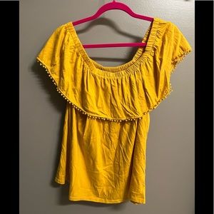 Off the shoulder shirt